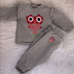 Baby Fendi 2 piece sweatsuit